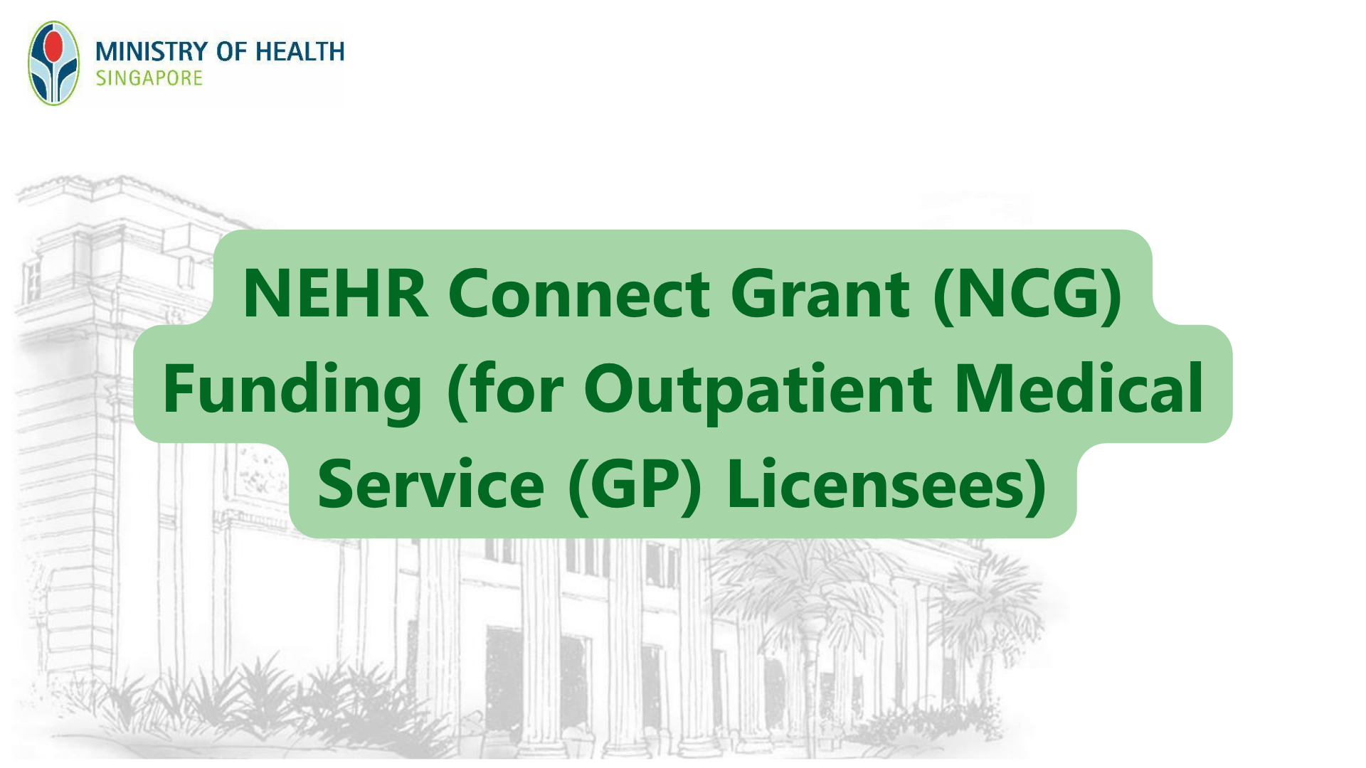 A thumbnail depicting a screenshot of the NEHR Connect Grant page on the HIA website.
